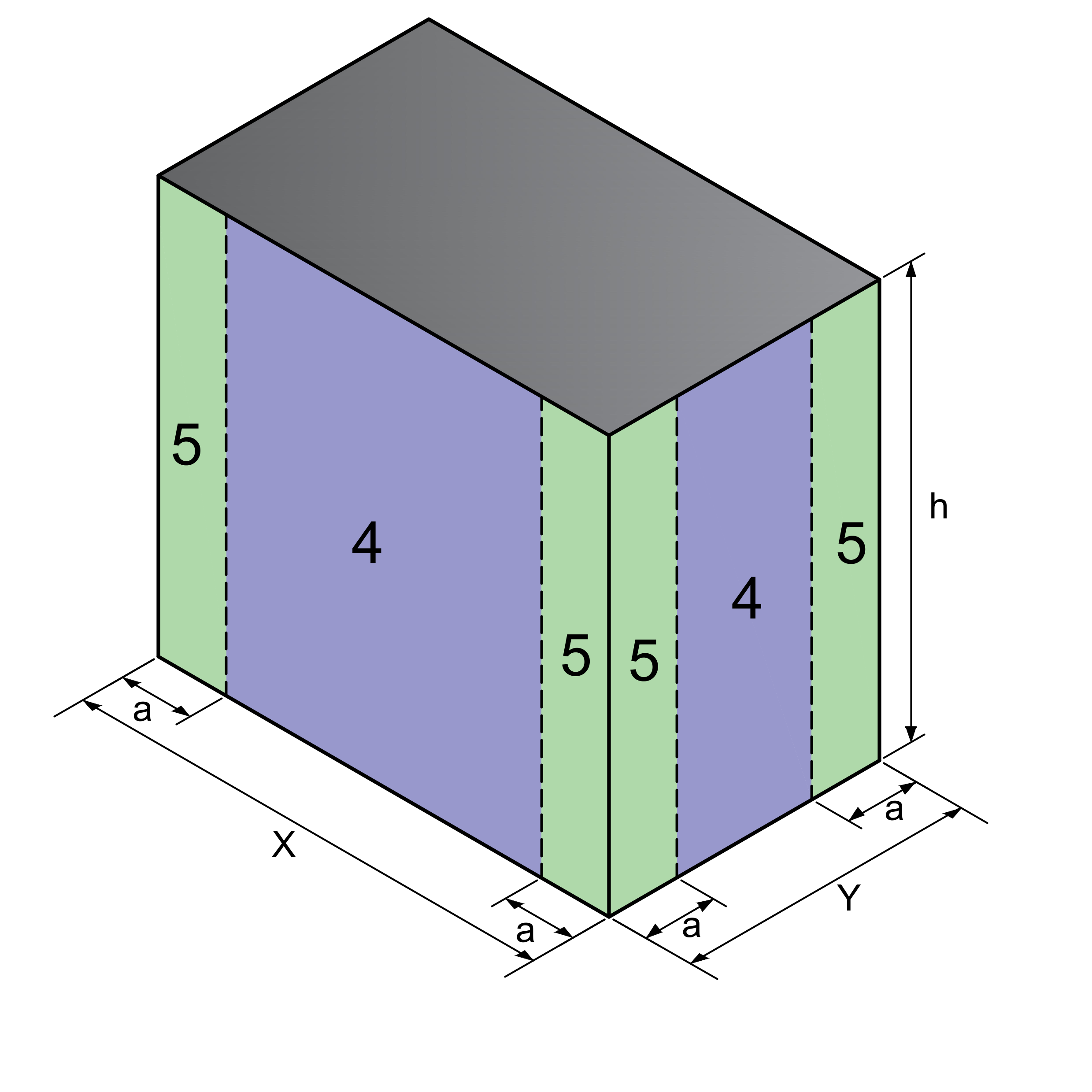 Figure 4.2(a) - wall 3D View